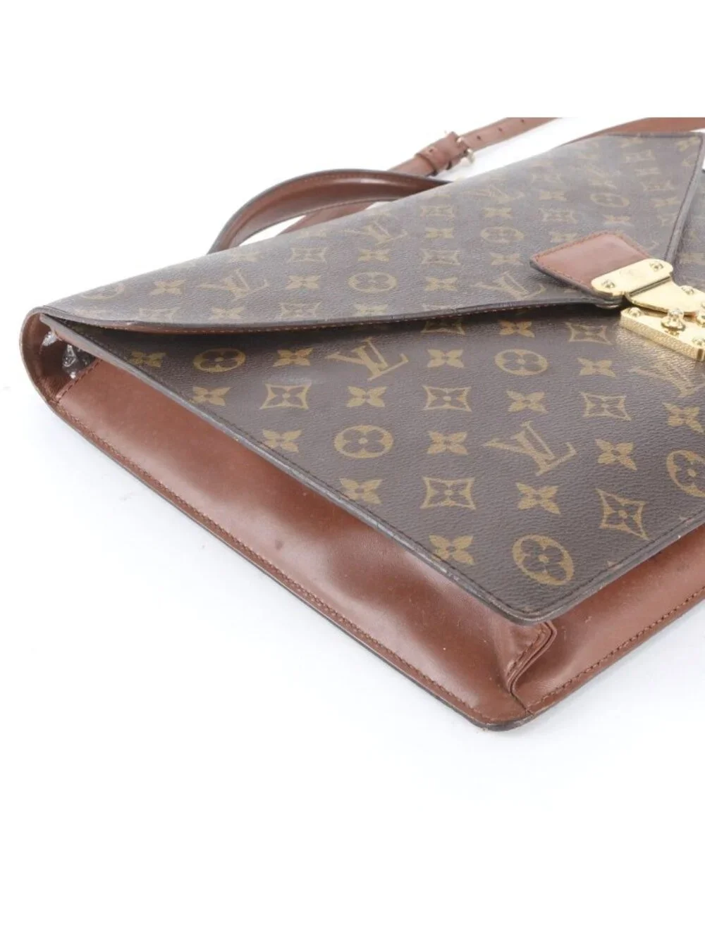 Louis Vuitton Monogram Porte Document Bandouliere 2-Way Business Bag Crossbody